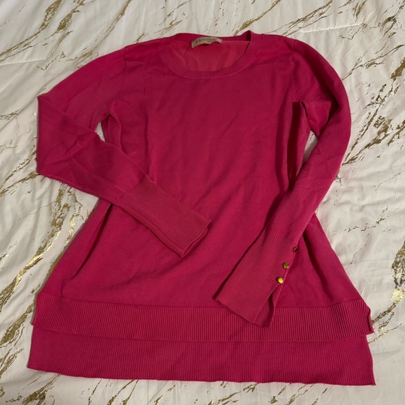 PHILOSOPHY pink sweatshirt with gold cuffs 💞 - Picture 6 of 10